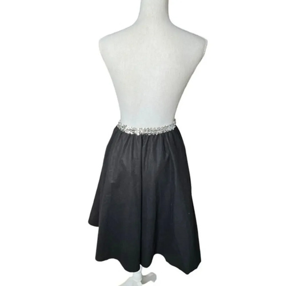 50’s costume Halloween Poodle skirt black with sequin - Picture 5 of 6